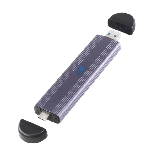 thin black portable hard drive