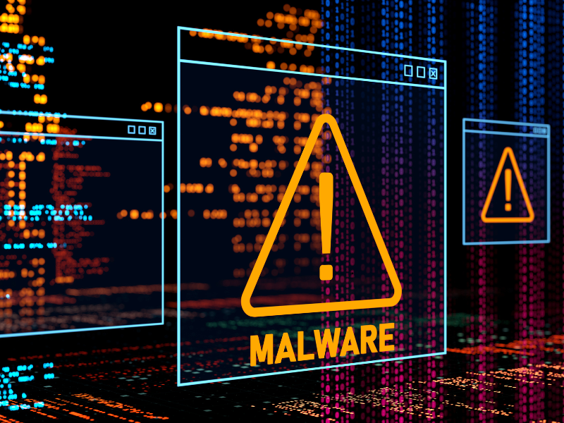 Malware Warning Sign
